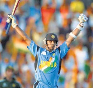 Highs and lows of Dravid's ODI career